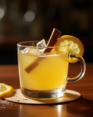Коктейль White Lemon Mulled Wine (Білий лимонний глінтвейн) - фото 1