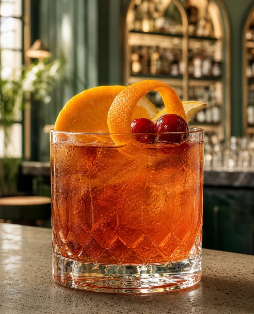 Коктейль Old Fashioned Cocktail (muddled fruit version) - фото 1