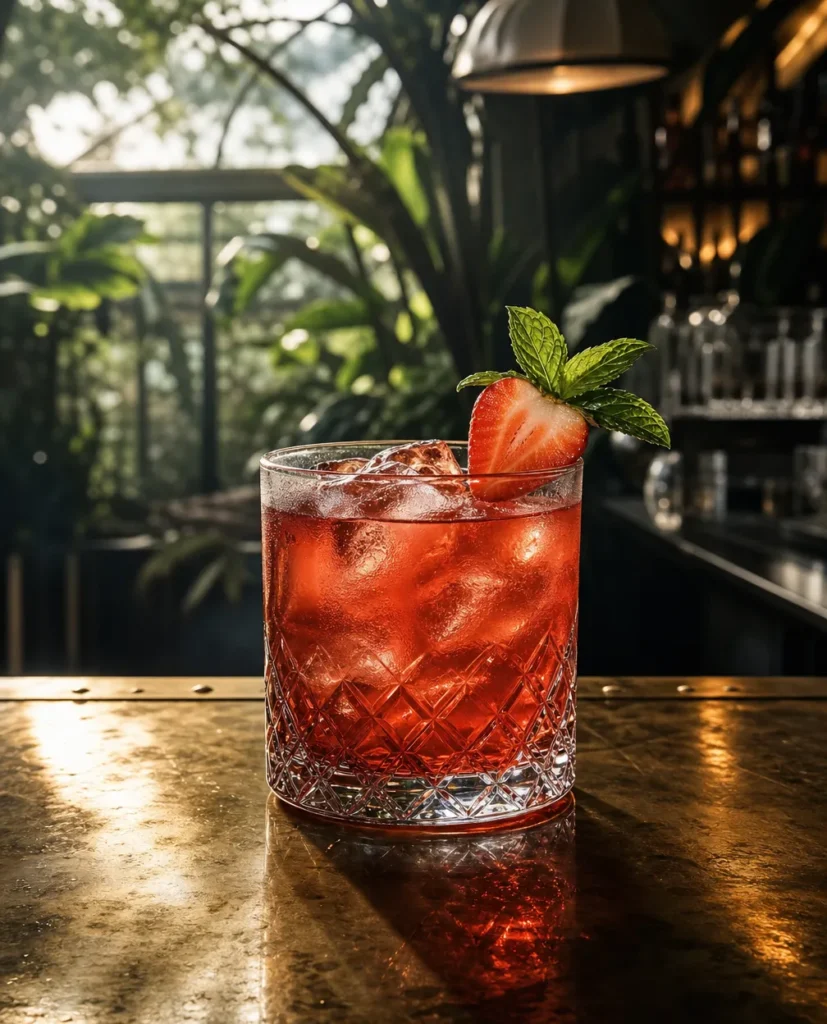 Коктейль Strawberry Negroni - фото 1