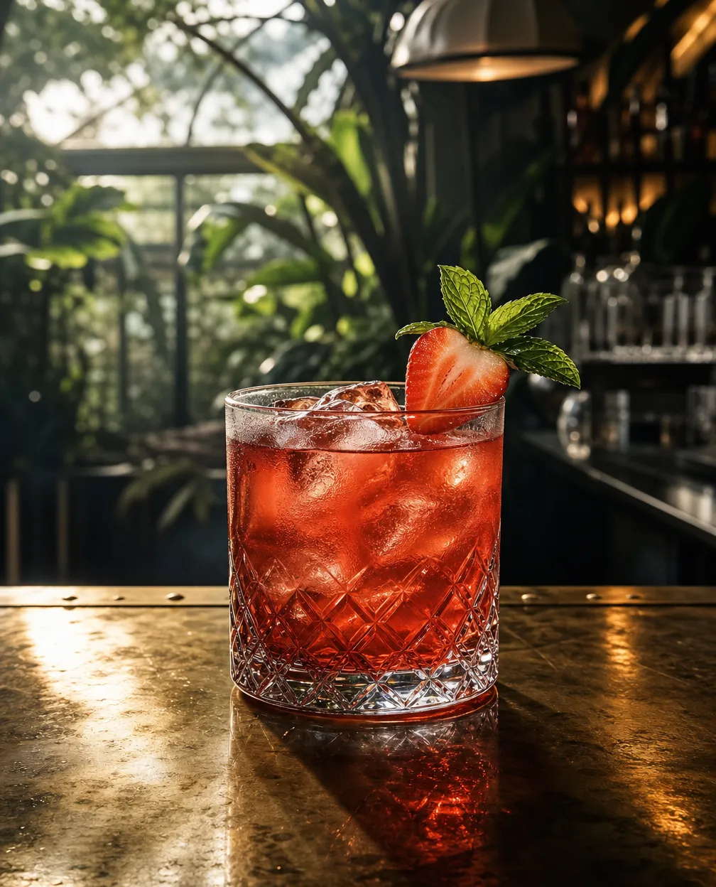 Коктейль Strawberry Negroni - фото 1