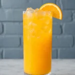 Коктейль Єгермейстер Оранж з апельсиновим соком (Jägermeister Orange & Orange Juice) у хайболі з льодом і часточкою апельсина